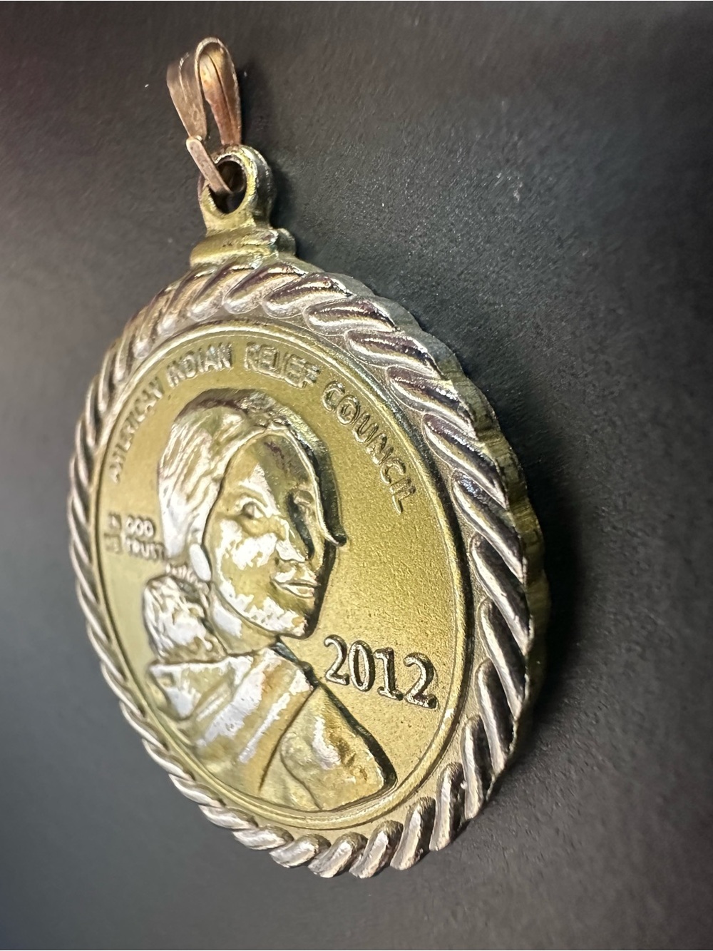 American Indian Relief Council 2012 Medallion Pendant LDT EDITION